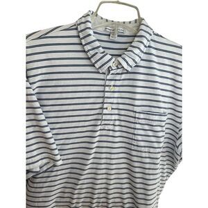 Peter Millar Summer Pima cotton Classic‎ Striped Button-Down Shirt L